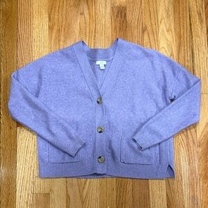 J. Jill Purple Cardigan